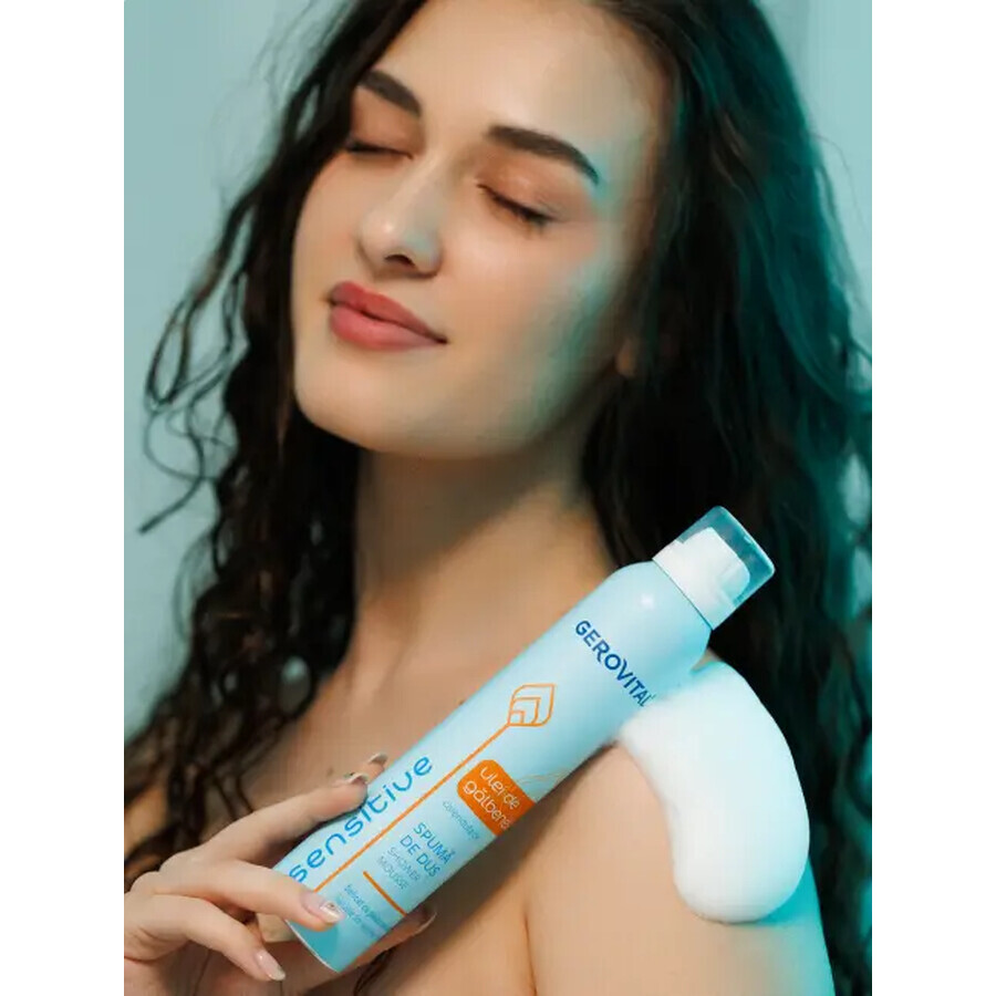 Espuma de ducha Sensitive, 200 ml, Gerovital