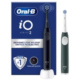 Oral B iO2 Black & Green Duo Pack 2pcs