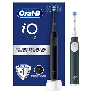 Oral B iO2 Black & Green Duo Pack 2pcs