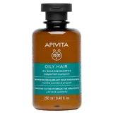 Apivita Oil Balance Shampoo mit Pfefferminze & Propolis 250ml