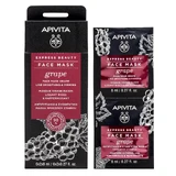 Apivita Express Beauty Anti-wrinkle & Firming Face Mask with Grape 2x8ml