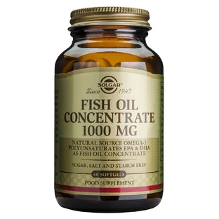Solgar Visolieconcentraat 1000mg 60 softgels