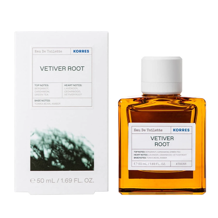 Korres Eau de Toilette Vetiver Root Perfume de Hombre 50ml