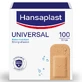 Hansaplast universele gezinspak waterbestendige brede stroken 30x72mm 100 stroken