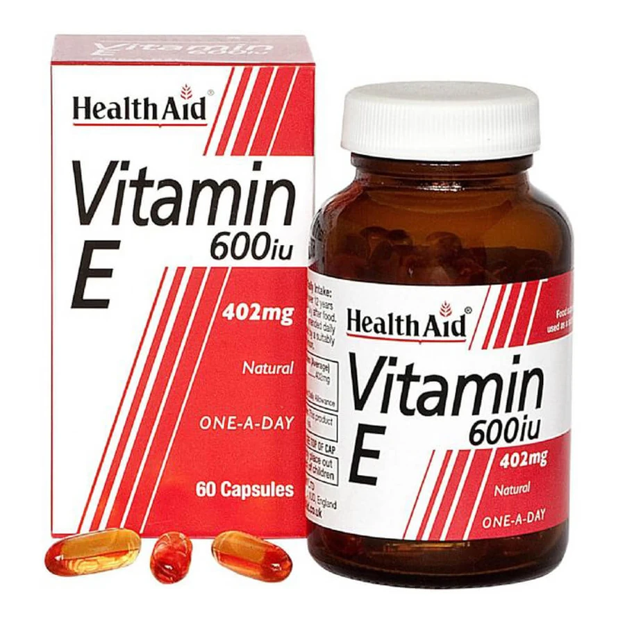 Gesundheit Hilfe Vitamin E 600iu Natürliche Kapseln 60