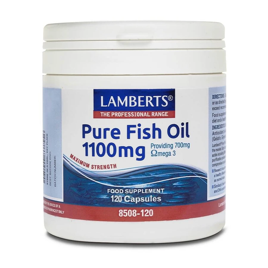 Lamberts Aceite de Pescado Puro 1100mg 120caps
