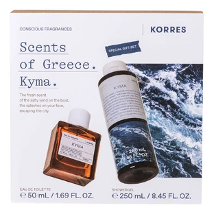 Korres Speciale Geschenkset met Eau de Toilette Kyma Mannenparfum 50ml & Douchegel 250ml
