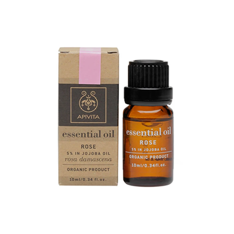 Apivita Aceite Esencial de Rosa BIO Solución de Rosa 10% en Aceite de Jojoba 10ml