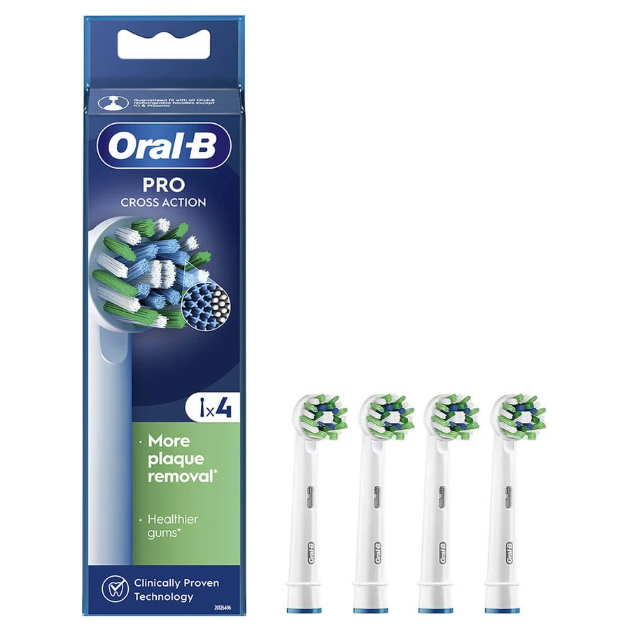 Oral B Onderdelen Pro Kruislingse Actie 4st