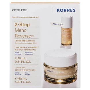 Korres Promo Pack White Pine Volume Replenishing Day Cream for Normal - Combination Skin 40ml & FREE Face Serum 15ml