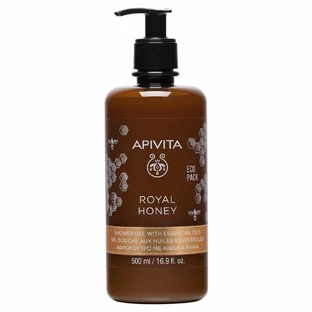 Apivita Gel de Ducha Cremoso Miel Real con Aceites Esenciales 500ml