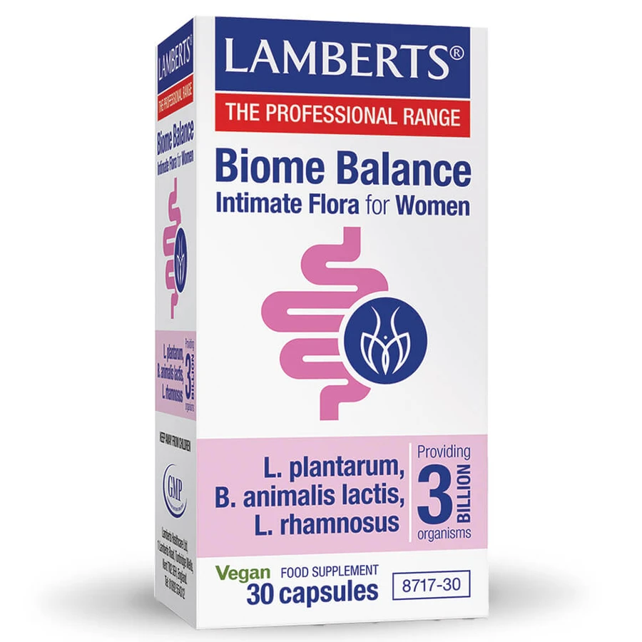Lamberts Biome Balance Flora Íntima Femenina 30cáps.