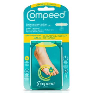 Compeed Medium feuchtigkeitsspendende Pads für Schwielen 6pcs