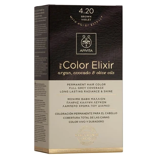 Apivita My Color Elixir Permanent Hair Color N4,20 Brown violet