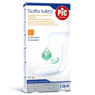 Pic Soffix Med 20x10cm 5pcs Tira Adhesiva Estéril