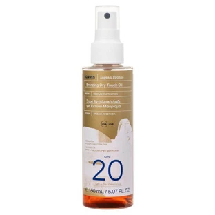 Korres Egeïsche Bronzing Dry Touch Oil voor Intensieve bruining SPF20 150ml