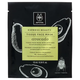 Apivita Tissue Face Mask Avocado for Hydration & Soothing with Avocado