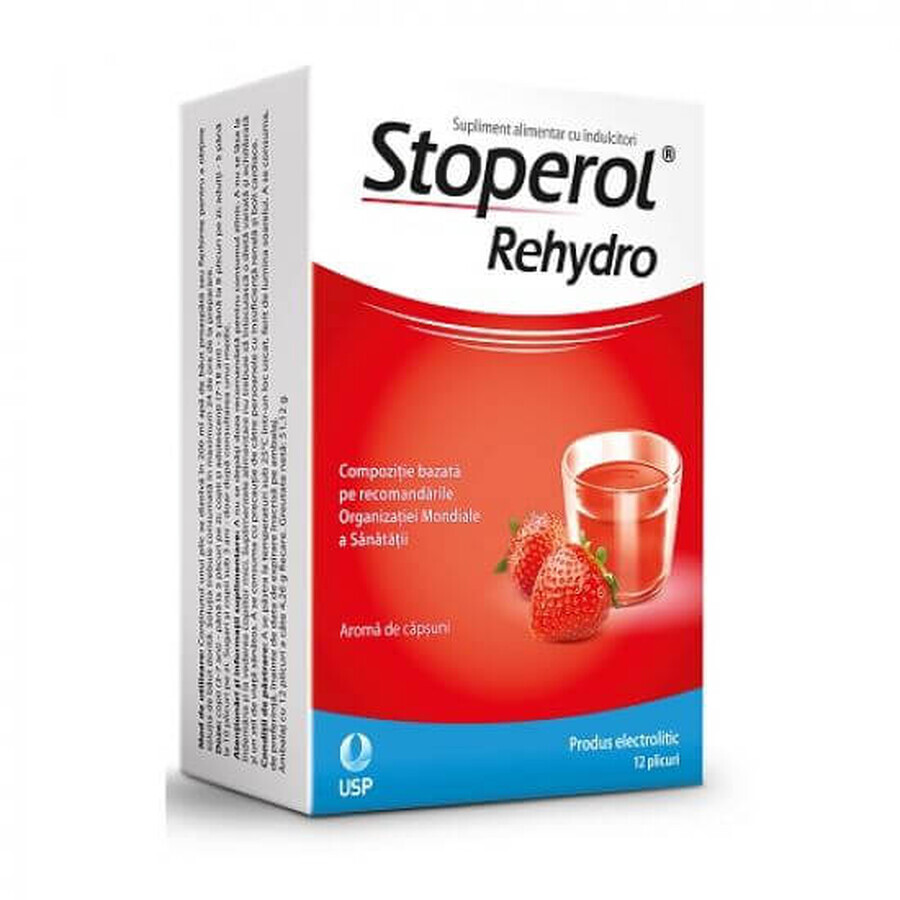 Comprar Stoperol Rehydro, 12 sobres, USP Rumanía Stoperol Rehydro, 12 sobres, USP Rumanía