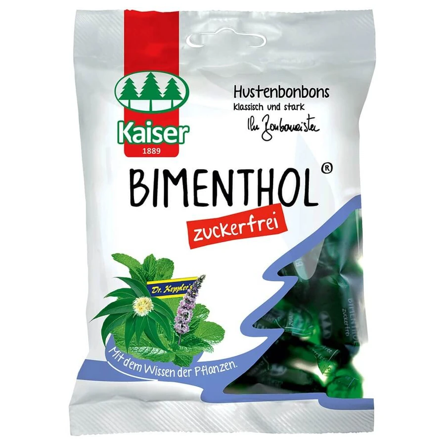 Caramelos Kaiser Bimenthol con Menta y Eucalipto 75gr