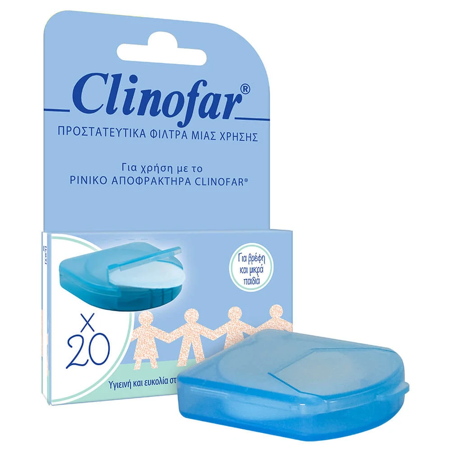 Clinofar Protective Nasal Decongestant Filter für den Einmalgebrauch 20 Stück