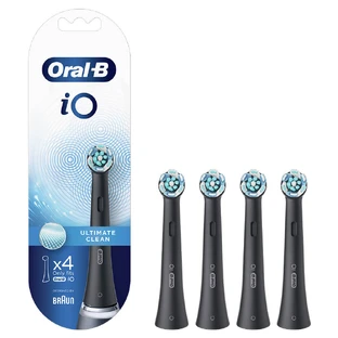 Oral B iO Ersatzteile Ultimate Clean Schwarz 4tlg.