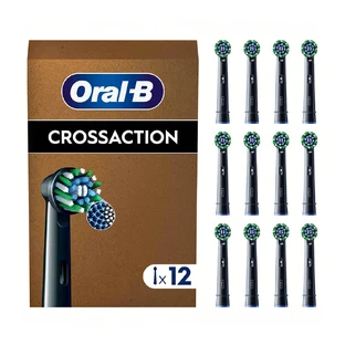 Oral B Ersatzteile Pro Cross Action Schwarz 12tlg.
