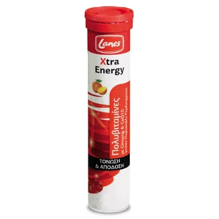 Lanes Mult Xtra Energy Grapefruit 20 effervescent tablets