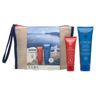 Apivita Promo Pack Bee Sun Safe Crema Facial Antimanchas y Antiedad SPF50 50ml & GRATIS After Sun Cara y Cuerpo 100ml