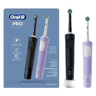 Oral B Vitality Pro Gift Edition Negro y Rosa Duo Pack 2pcs