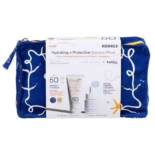Korres Promo Pack Sunscreen Face Cream Yoghurt SPF50 50ml & FREE Smart Yoghurt Probiotic Super Serum 15ml