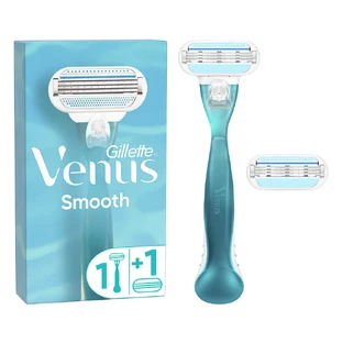 Gillette Venus Smooth Damenrasierer mit 2 Ersatzköpfen