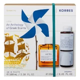 Korres Promo Pakket Eau de Toilette Lefko Damesparfum 100ml & Douchegel 250ml