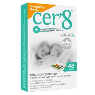 Cer'8 Insectwerende Strip Stickers Kinderen 48st - voordeelverpakking