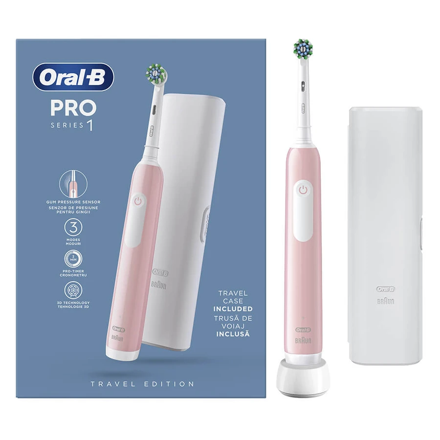 Oral B PRO 1 Roze met Reisetui