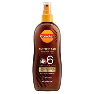Carroten Intense Tanning Oil SPF6 pour le bronzage à la noix de coco 200ml