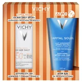 Vichy Promo Pack Capital Soleil UV-Age Daily Fluid SPF50+ 40ml & GRATIS Capital Soleil After Sun Kalmerende Melk 100ml