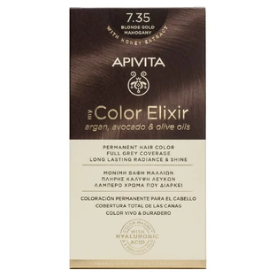 Apivita My Color Elixir Permanente Haarkleuring N7,35 Honing blond mahonie
