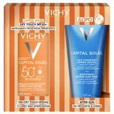 Vichy Promo Pack Capital Soleil Dry Touch Matte Finish SPF50+ 40ml & GRATUIT Capital Soleil Lait Apaisant Après Soleil 100ml
