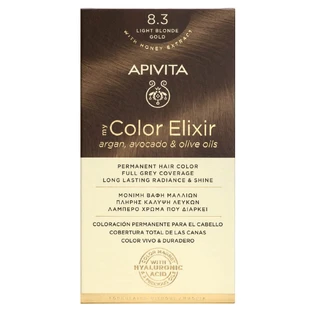 Apivita My Color Elixir Permanent Hair Color N8.3 Blonde Light Gold