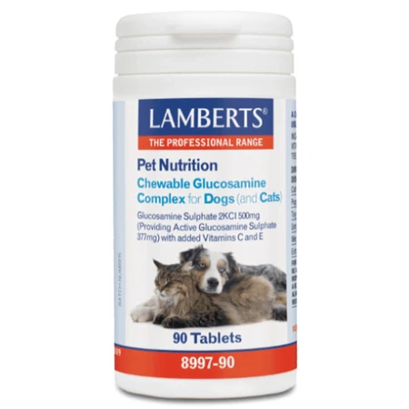Lamberts Chewable Glucosamine Complex for Dogs & Cats 90tabs
