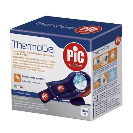Pic Thermogel 10x26cm Multipurpose Pillow for Heat & Cold Therapy with fabric & elastic strip