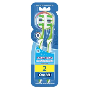 Cepillo de Dientes Oral B Complete 5 Way Clean 40 Medium 1+1 GRATIS