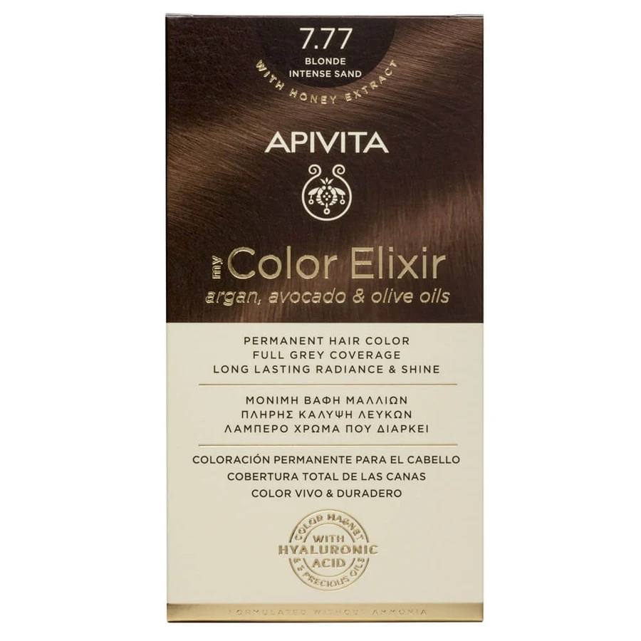 Apivita My Color Elixir Permanente Haarkleuring N7,77 Blond intens beige