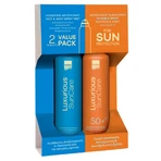 Luksusowy zestaw kosmetyków do opalania z Invisible Spray Face & Body SPF50 200ml i mgiełką do twarzy i ciała 200ml: ceny i cechy