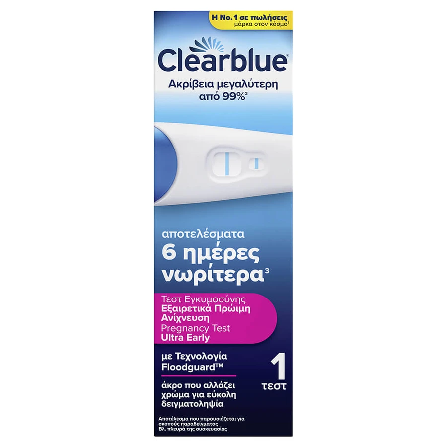 Prueba de embarazo Clearblue Ultra Early de detección precoz