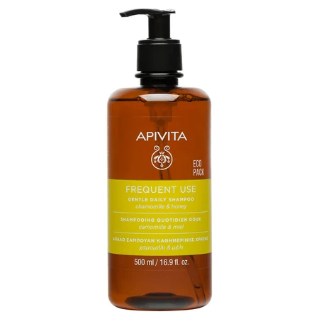 Apivita Eco Pack Shampoo for Daily Use with Chamomile & Honey 500ml