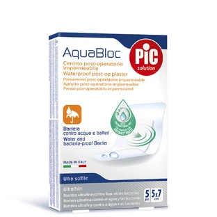 Pic Aquabloc 5x7cm 5pcs Tira Adhesiva Estéril Impermeable
