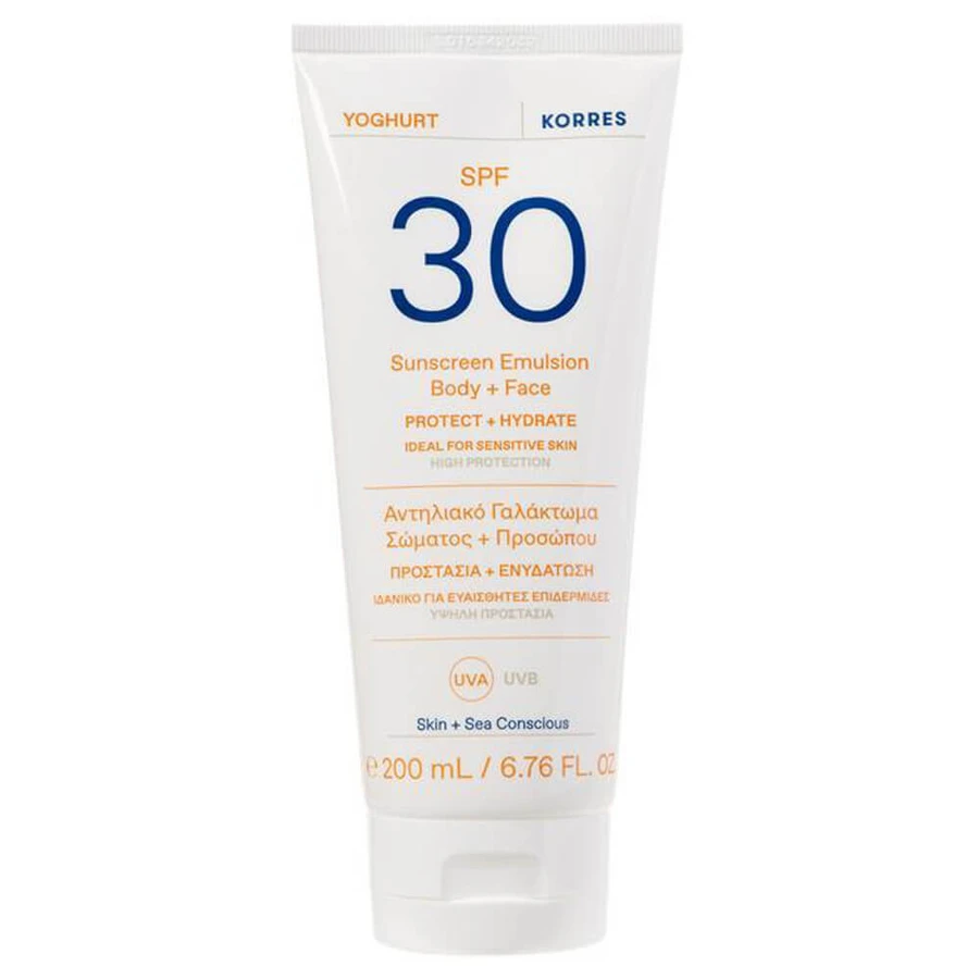 Korres Leche Solar Cuerpo y Cara Yogur SPF30 200ml