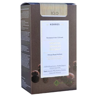 Korres Argan Oil Advanced Colorant N 10.0 Platinum Blonde Natural