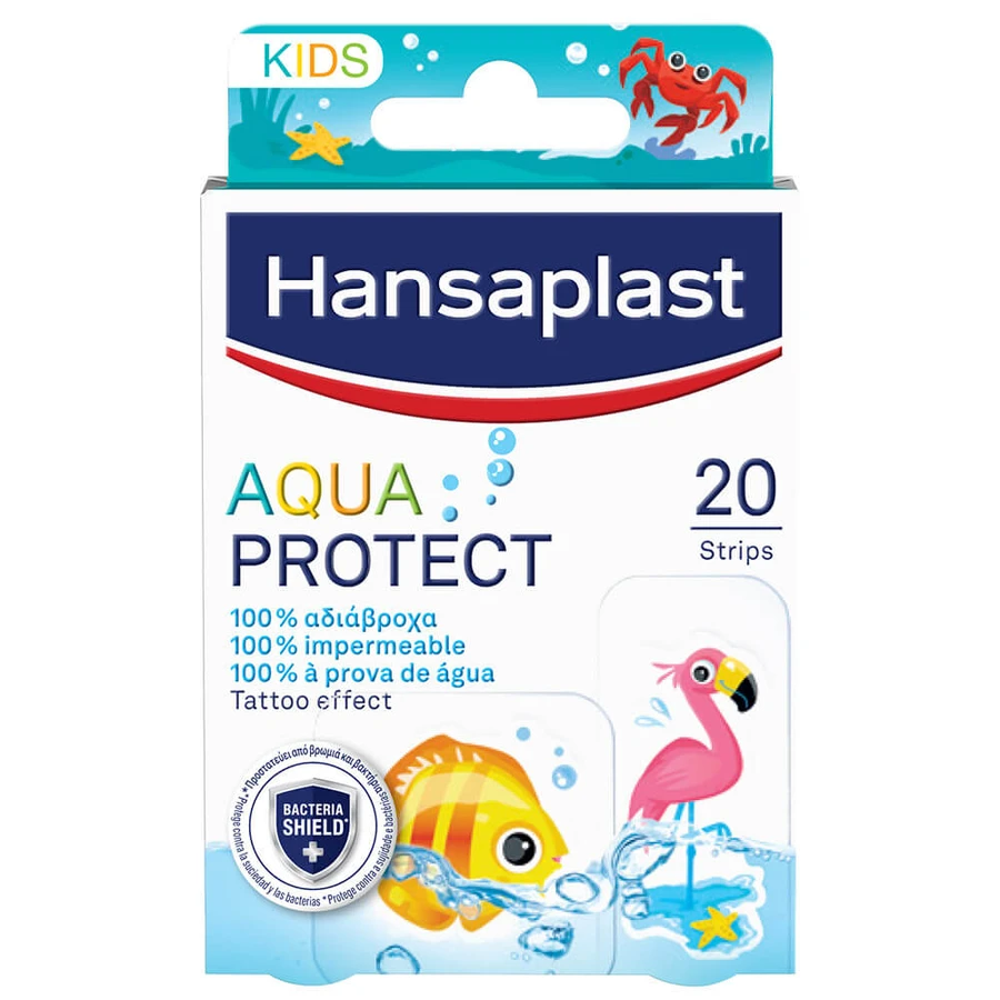Hansaplast Aqua Protect Kids 20 unidades